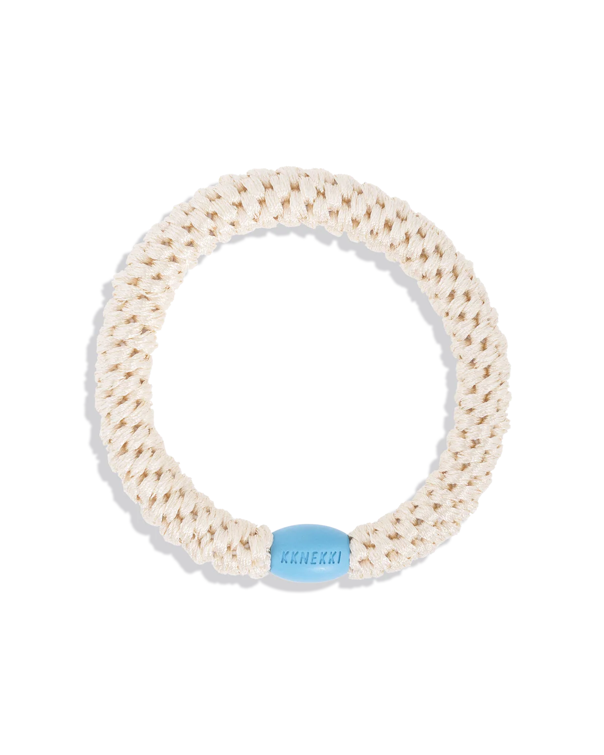 Kknekki Ivory Blue Bead