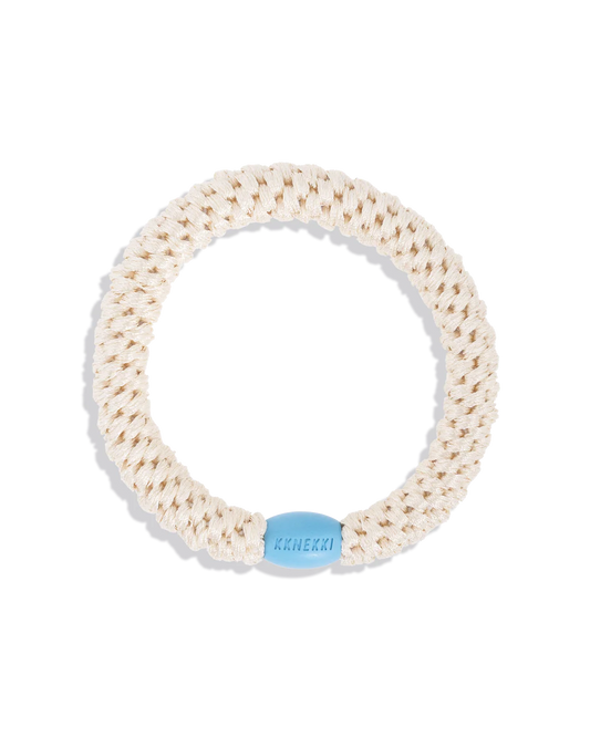 Kknekki Ivory Blue Bead