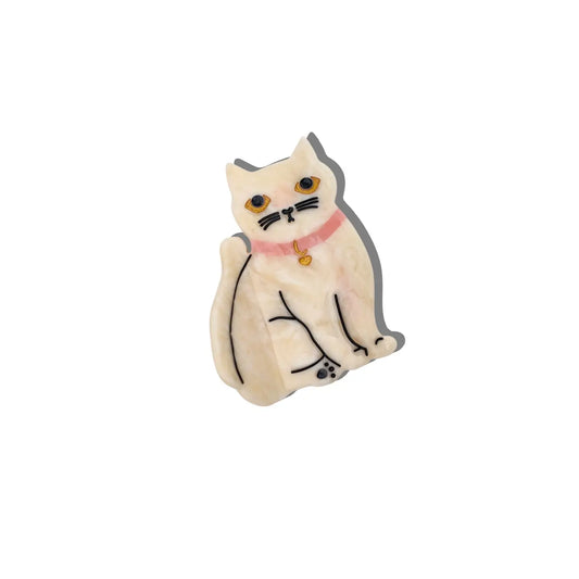Solar Eclipse Kawaii Cat Claw Clip