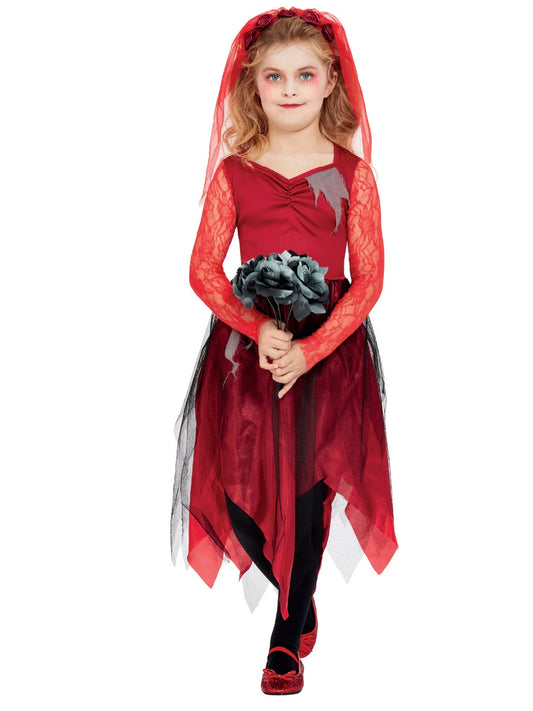 Kids Graveyard Bride Costume