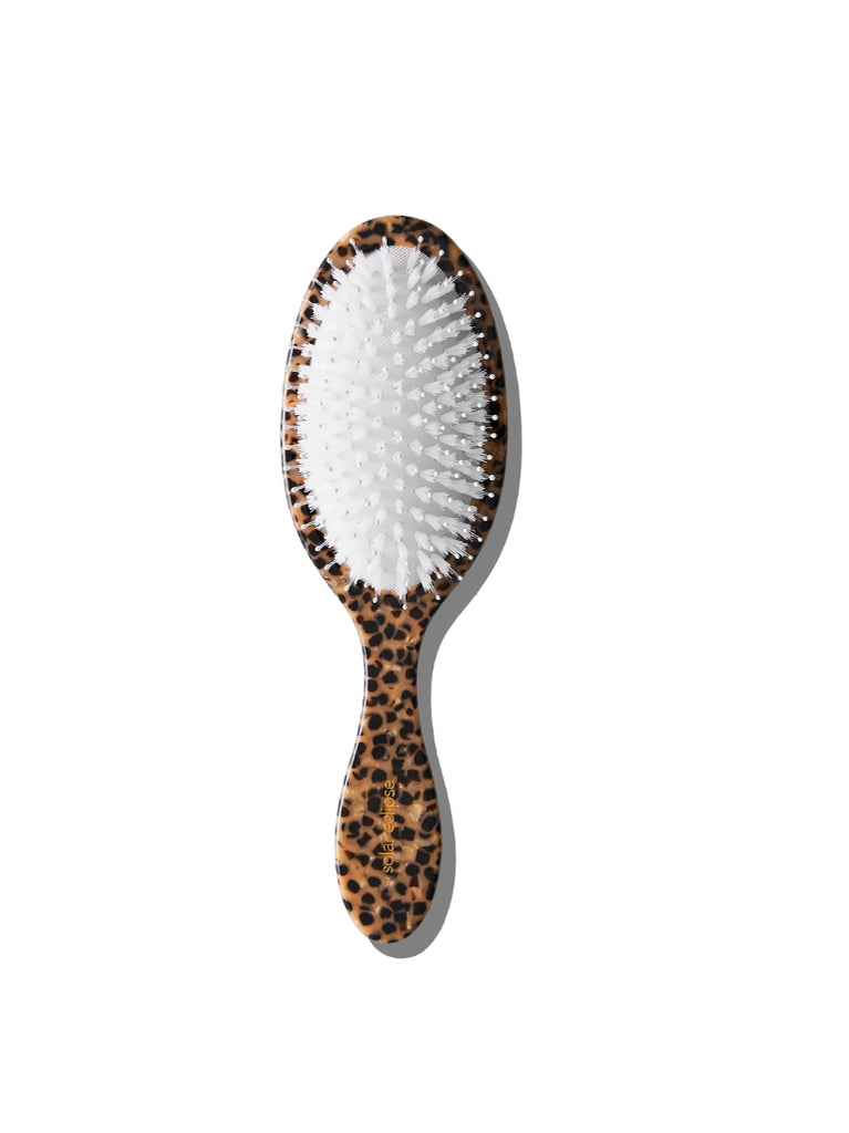 Solar Eclipse Leopard Hairbrush