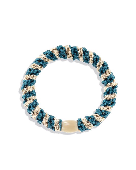 Kknekki Light Petrol Beige Glitter Stripe