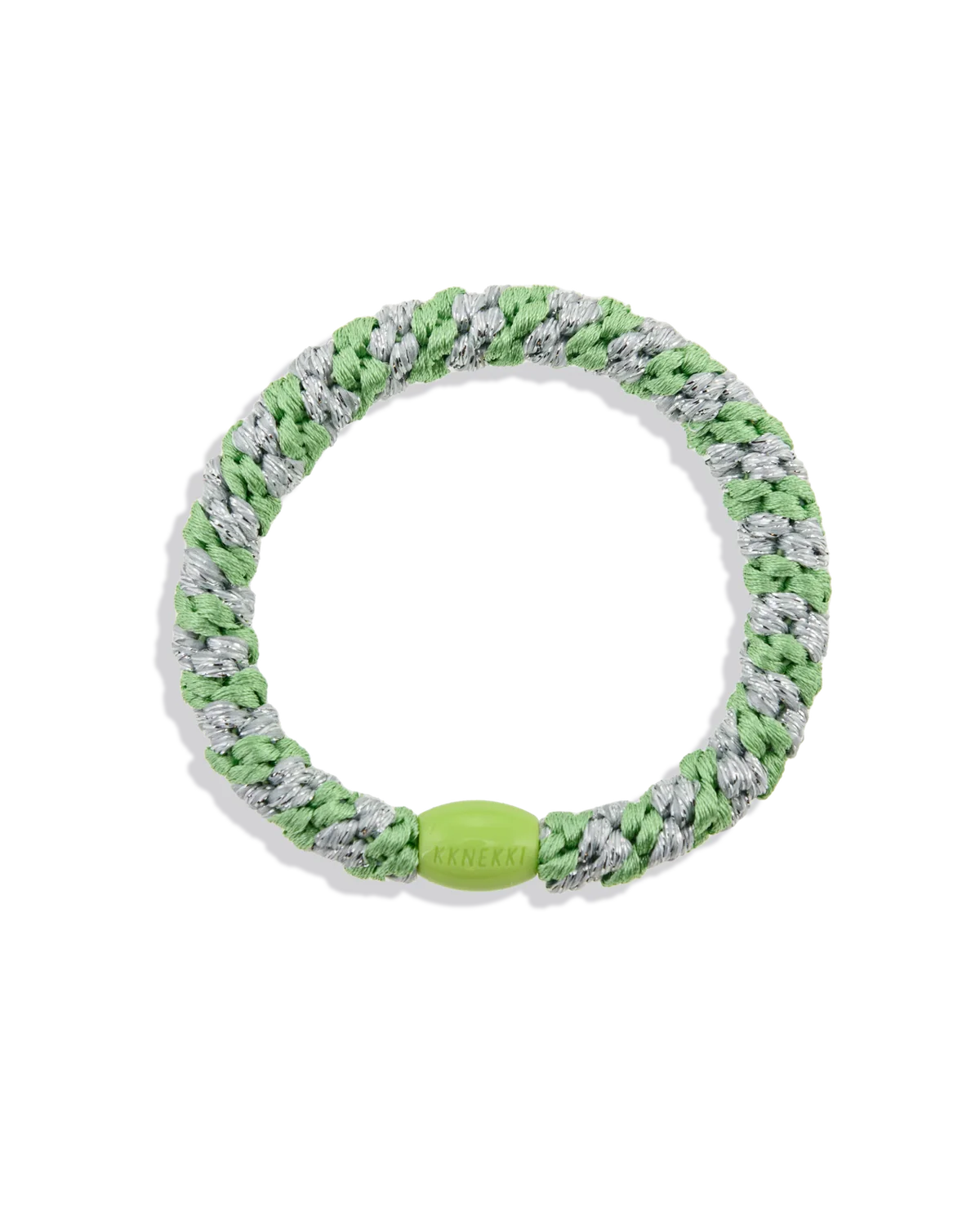 Kknekki Lind Green Silver Glitter Stripe