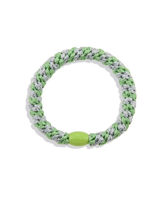 Kknekki Lind Green Silver Glitter Stripe