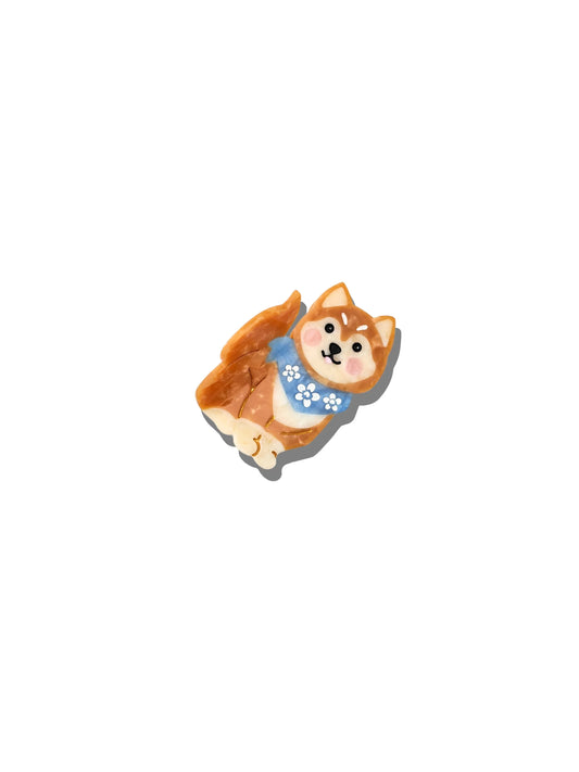 Solar Eclipse Lucky Dog Funu Iku Claw Clip