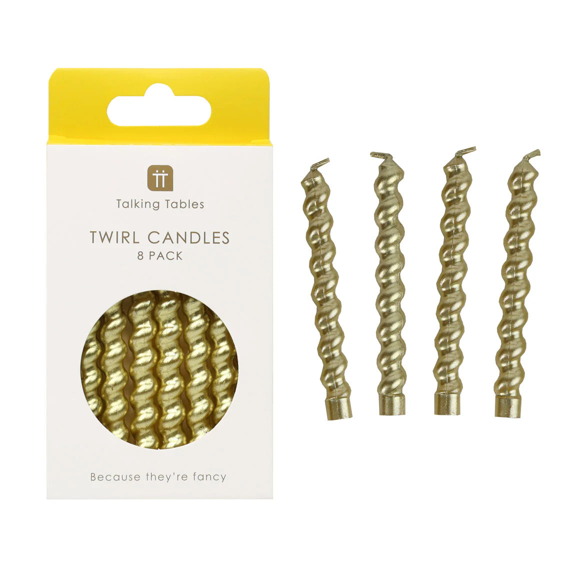 COMING SOON Luxe Gold Twirl Candles