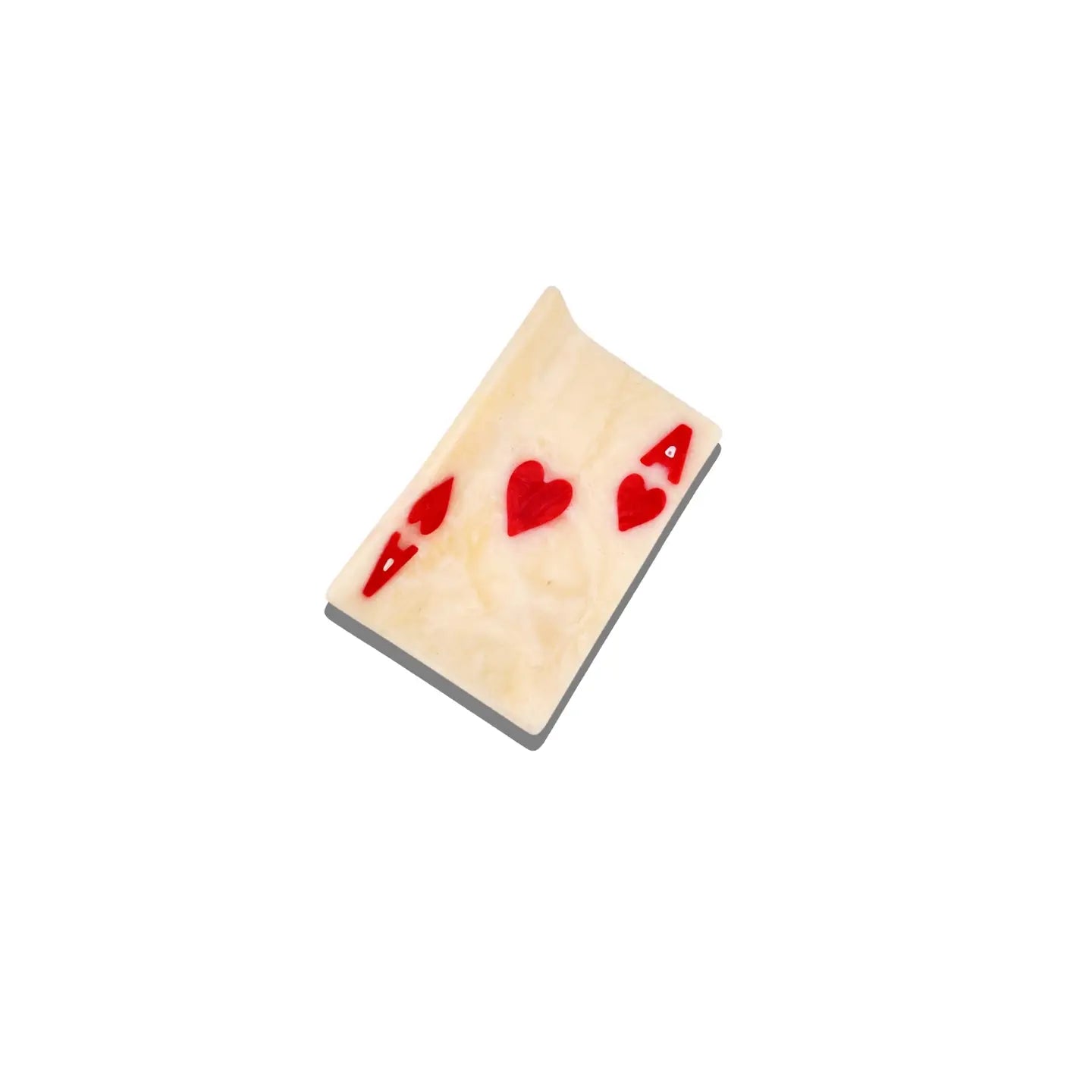 Solar Eclipse Mini Ace of Hearts Claw Clip
