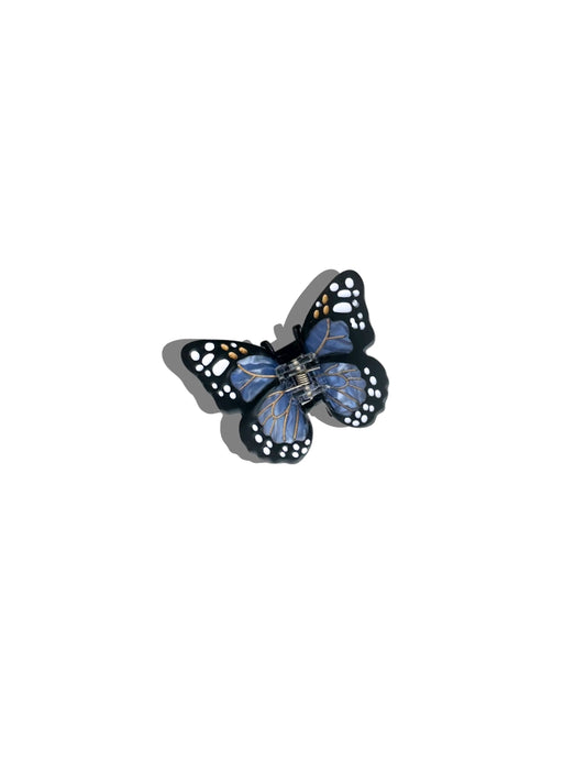 Solar Eclipse Mini Sapphire Butterfly Claw Clip