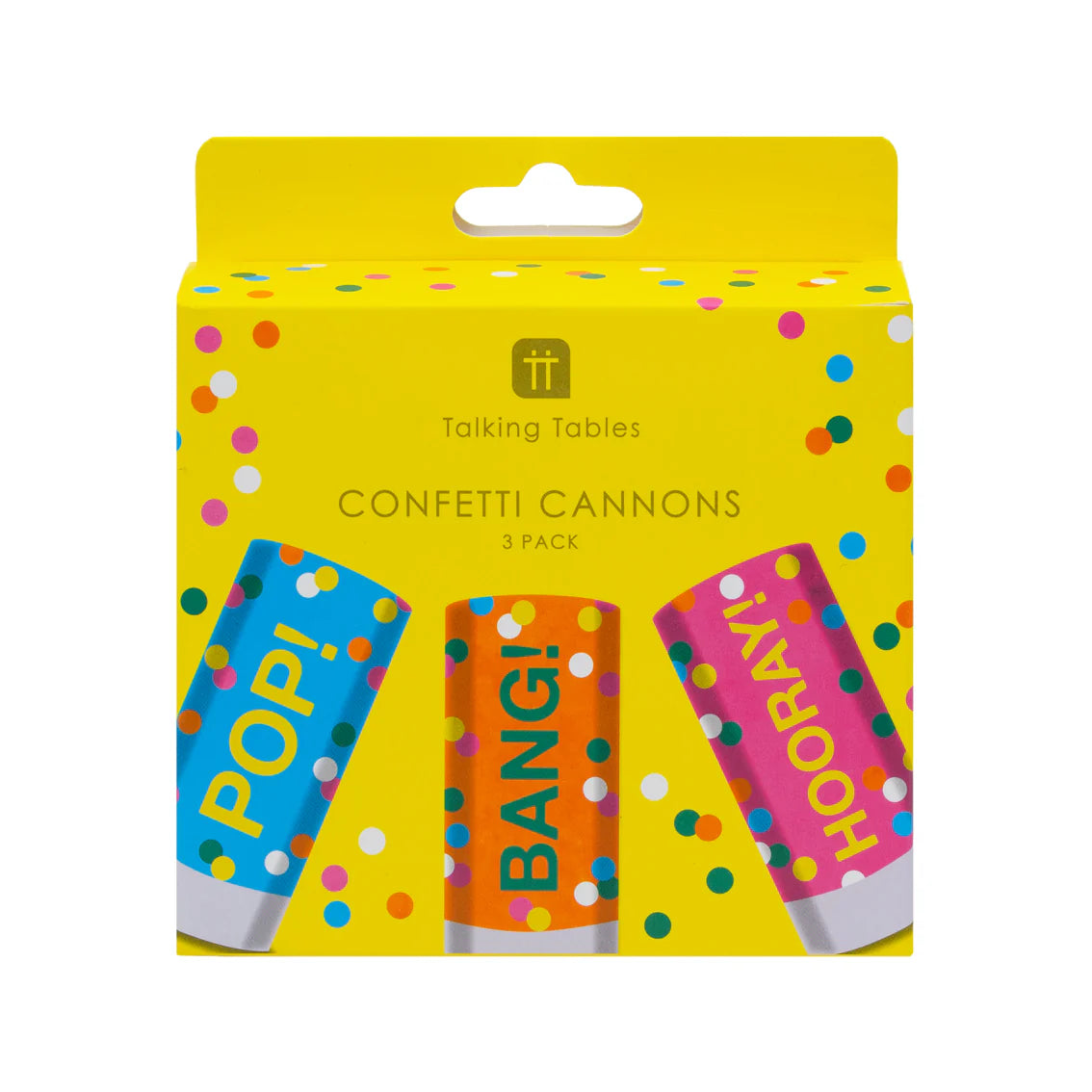 COMING SOON Birthday Brights Mini Confetti Cannons - IN STORE ONLY