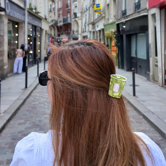 COMING SOON Solar Eclipse Mini Matcha Claw Clip