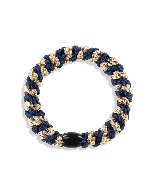 Kknekki Navy Beige Glitter Stripe