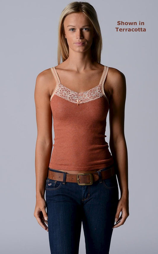 IN STORE ONLY - Palace London Wide Lace Camisole - MORE COLOURS AVAILABLE