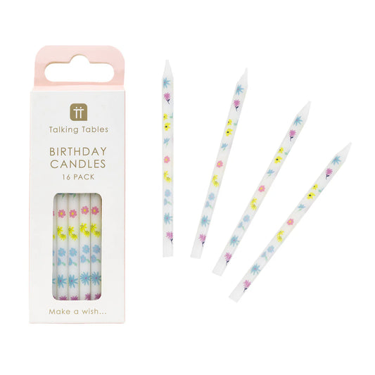 COMING SOON Pastel Floral Birthday Candles