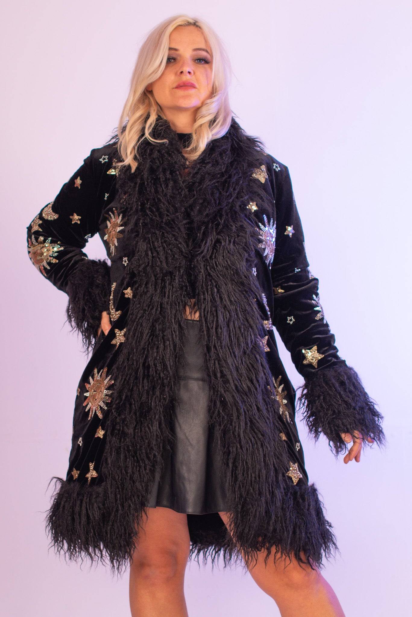 The Phase Sequin Coat