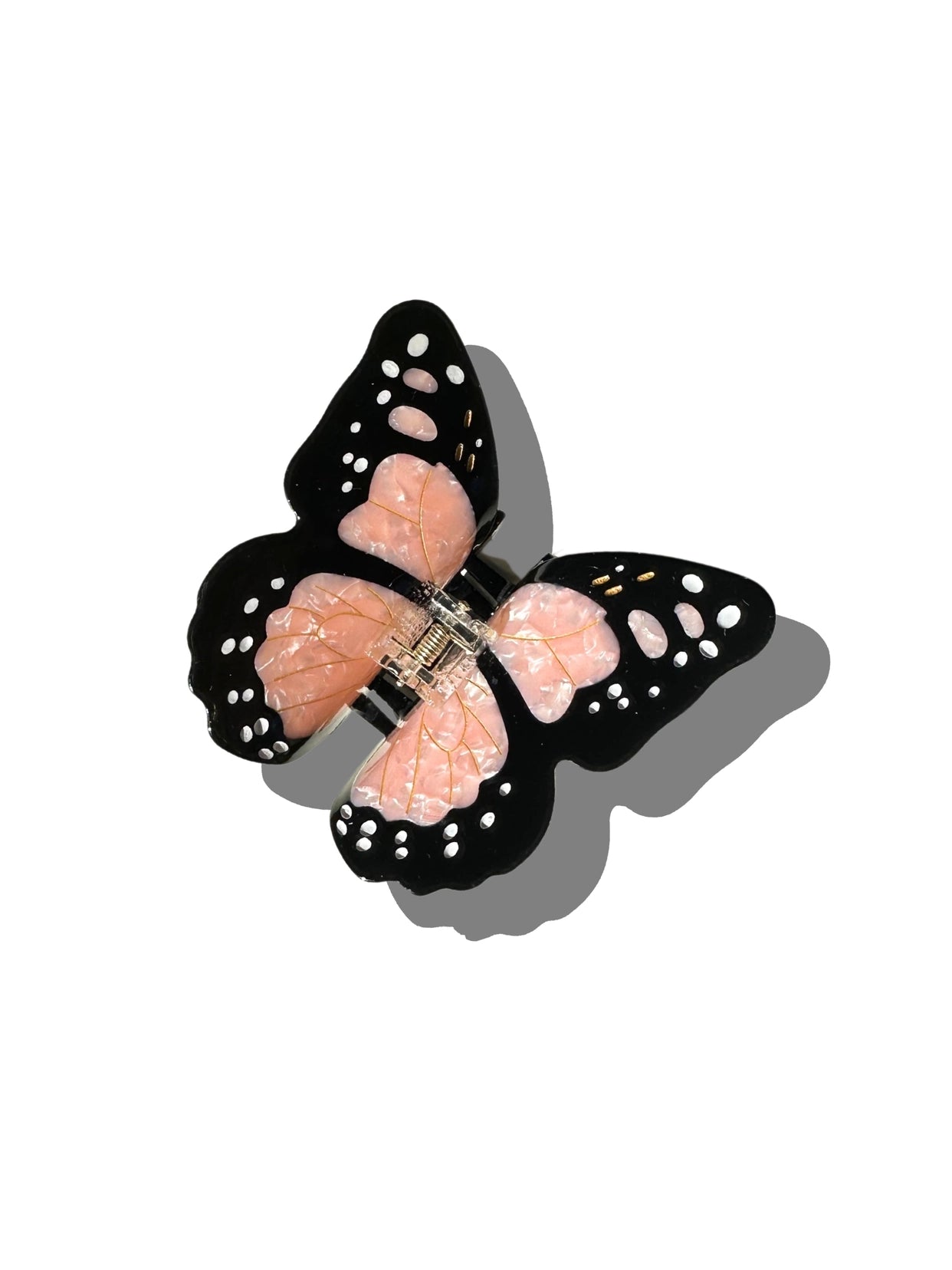 Solar Eclipse Pink Monarch Butterfly Claw Clip COMING SOON