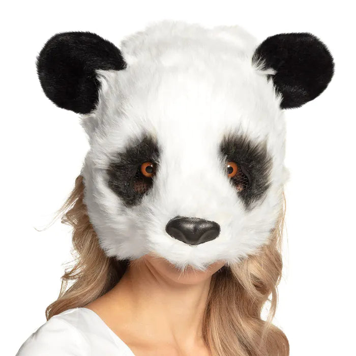 Plush Panda Half Mask