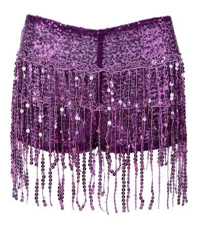 Purple Tassel Hotpants