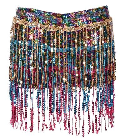 Rainbow Tassel Hotpants