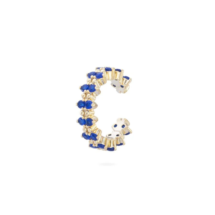 Bijoux De Mimi Rebecca Blue Gold Cuff