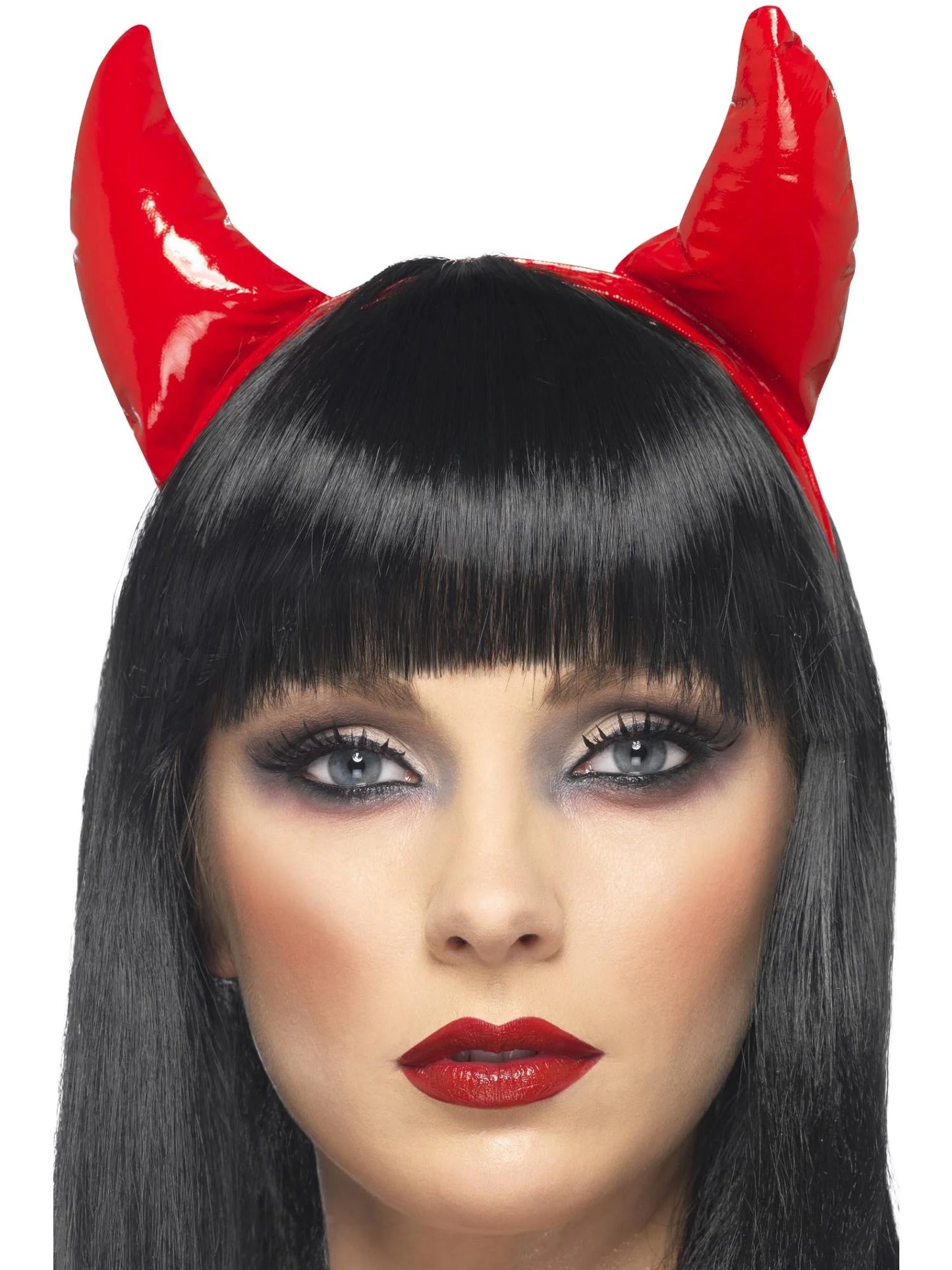 Red Puffy Devil Horns