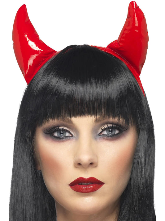 Red Puffy Devil Horns