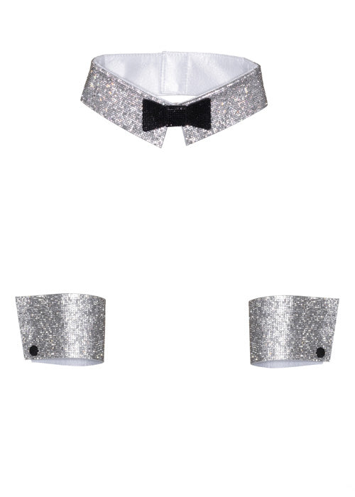 Rhinestone Tuxedo Bunny Accessory Set