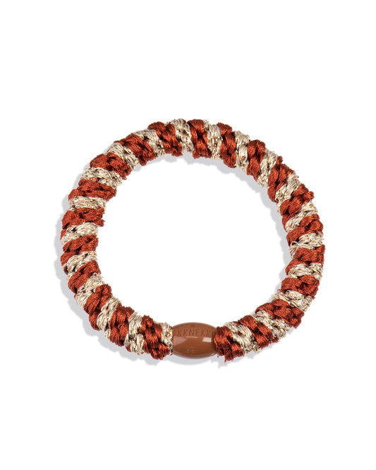 Kknekki Rust Beige Glitter Stripe