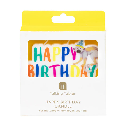 Party Safari Birthday Candle
