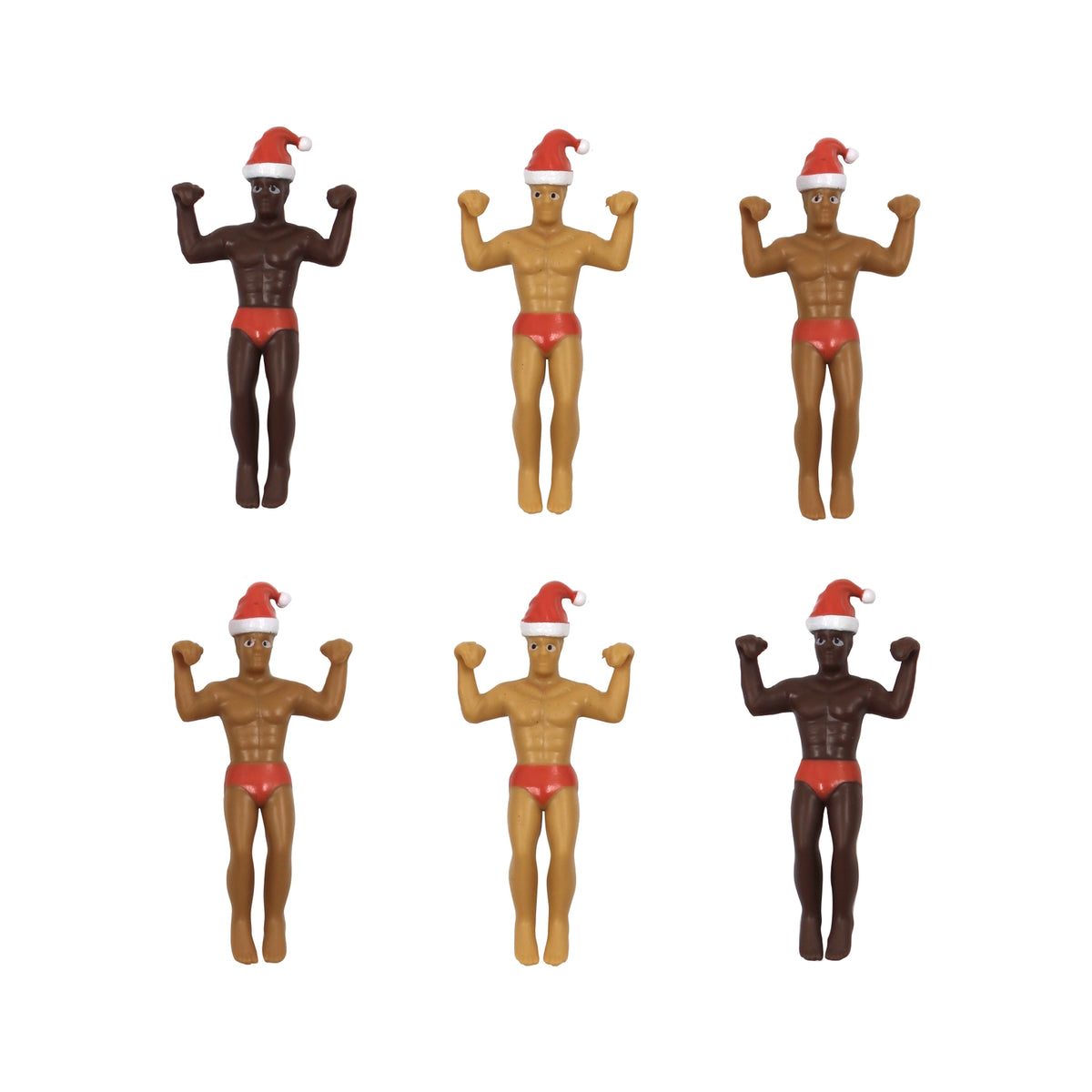 Santa Drinking Buddies - 6 Pack