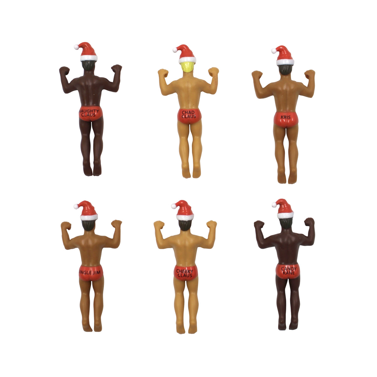Santa Drinking Buddies - 6 Pack