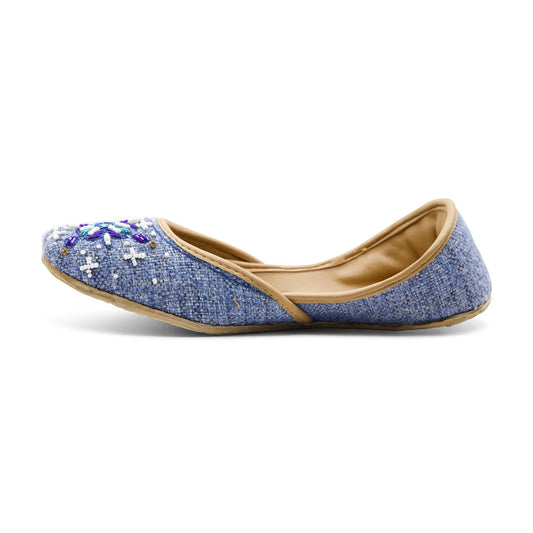 Sathi Jutti Sparkle Sandal - Blue