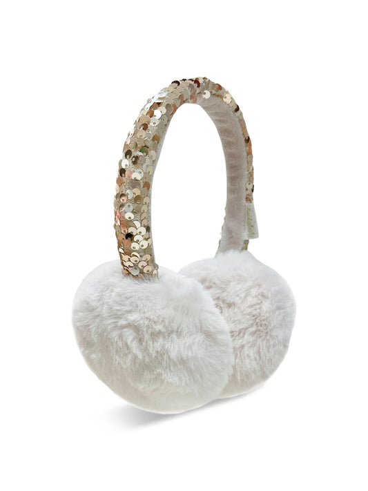 Gold Sequin Earmuffs