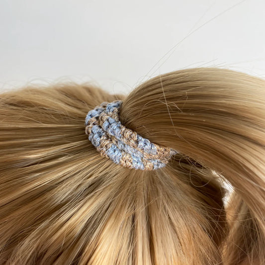 Kknekki Silver Beige Glitter Stripe