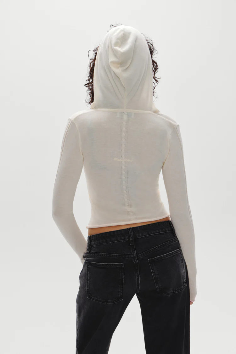 Frankies Bikinis Sloane Knit Hoodie