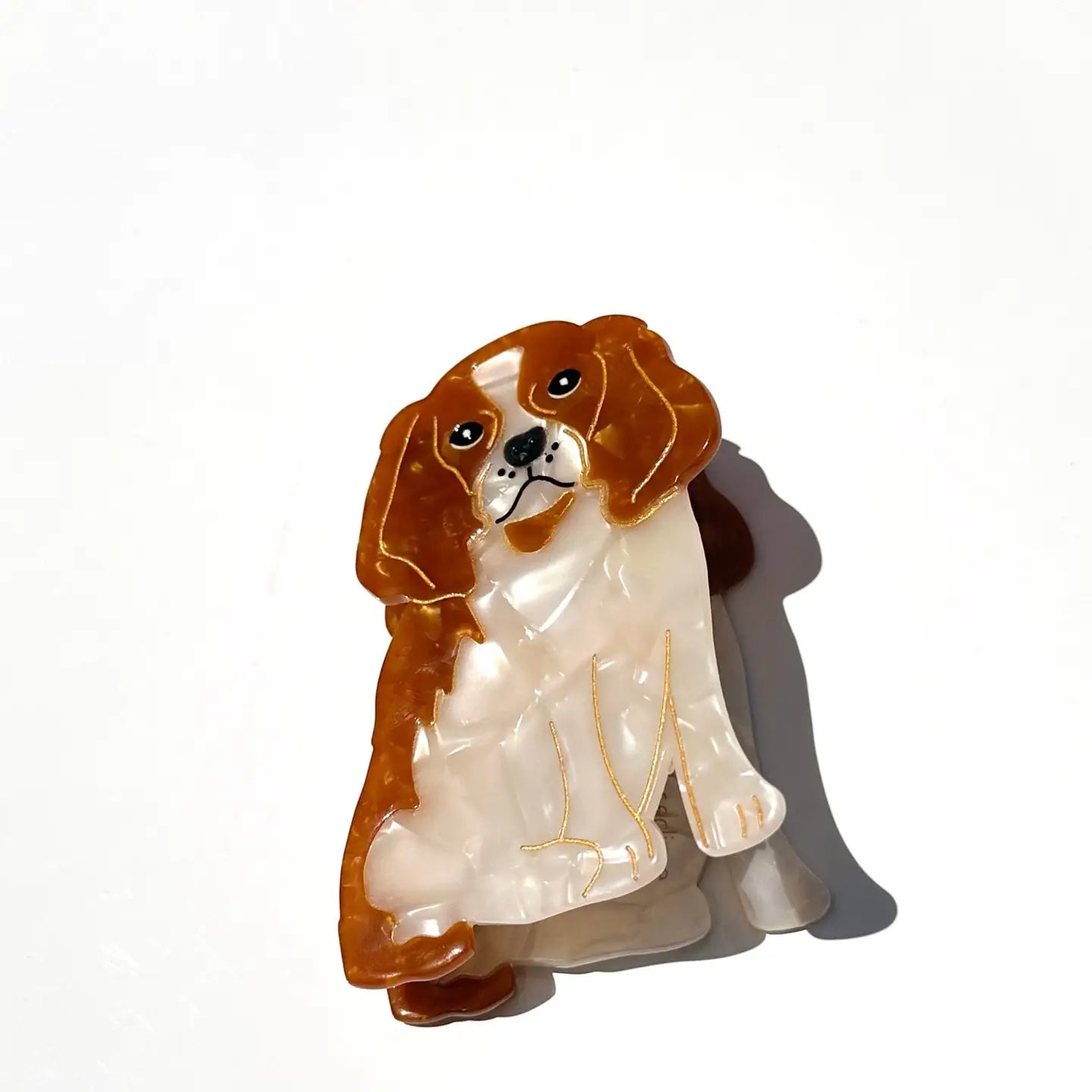 Solar Eclipse King Charles Spaniel Claw Clip