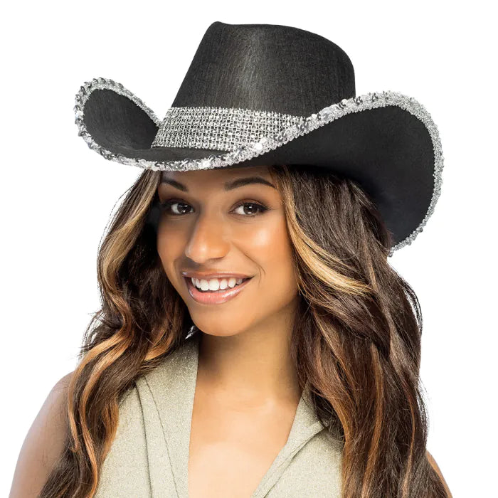 Black Spark Cowboy Hat