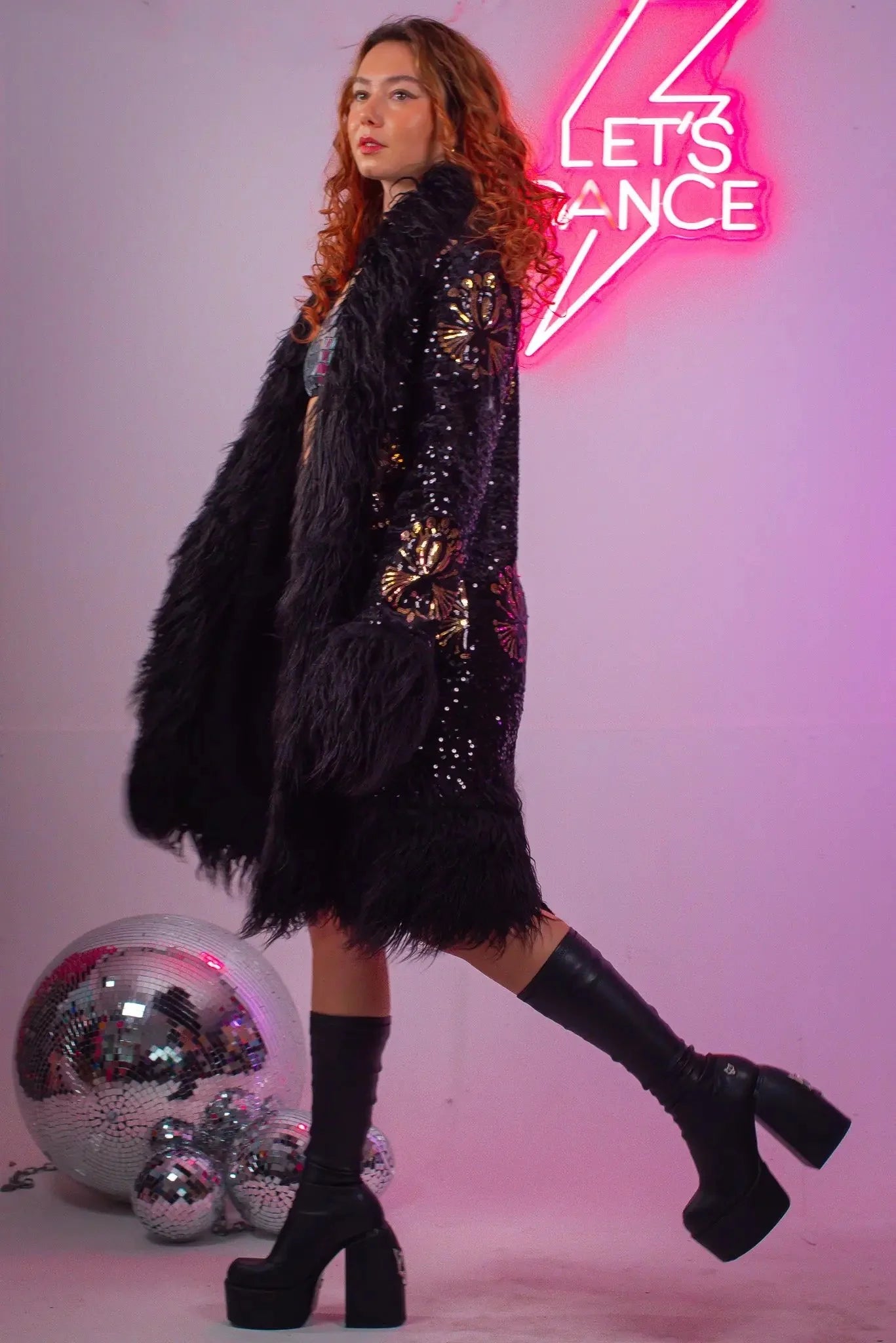 Stardust Lux Faux Fur Coat