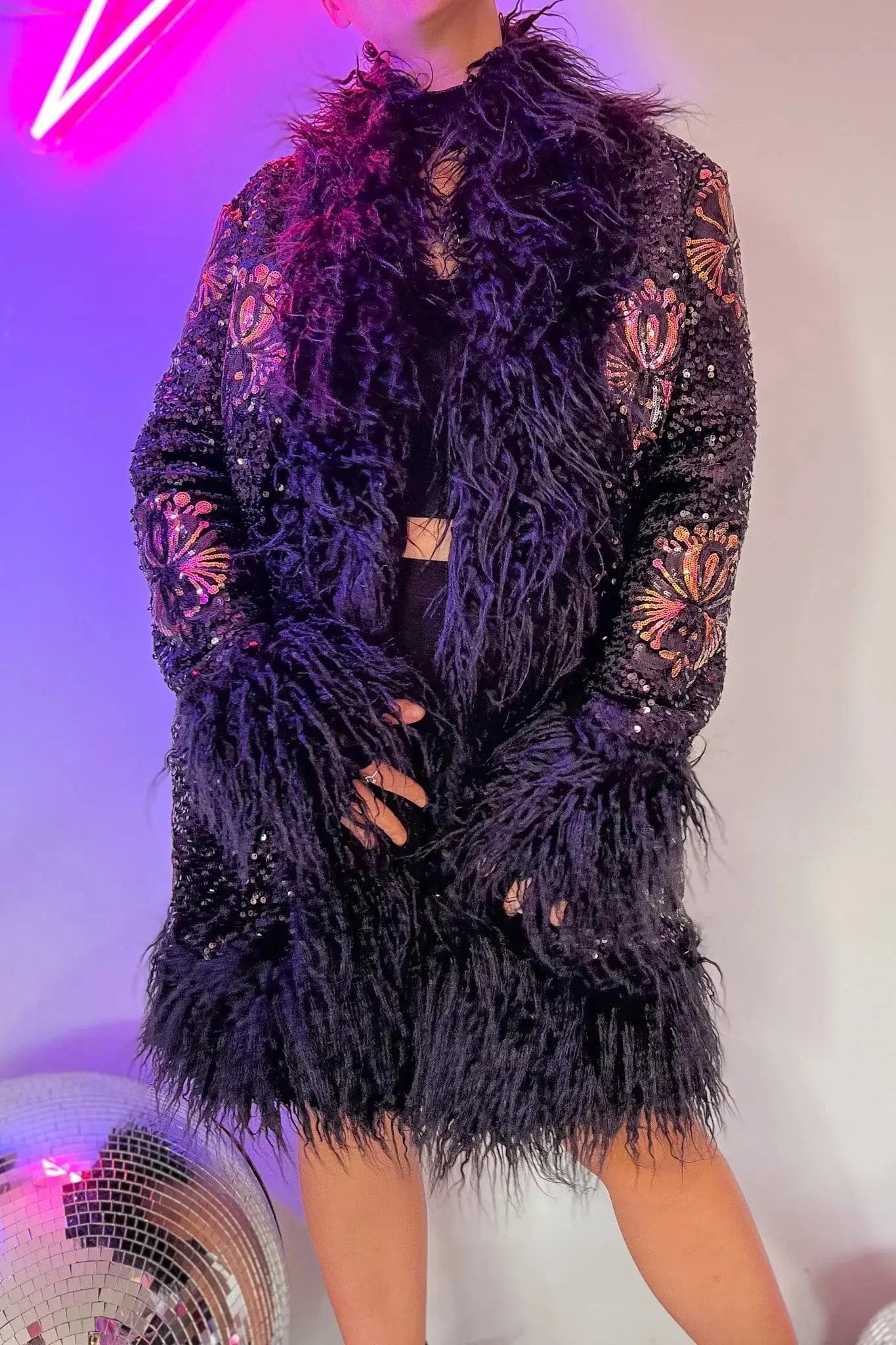 Stardust Lux Faux Fur Coat