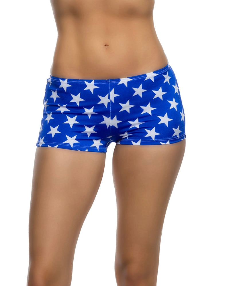 Star Spangled Low-rise Booty Shorts