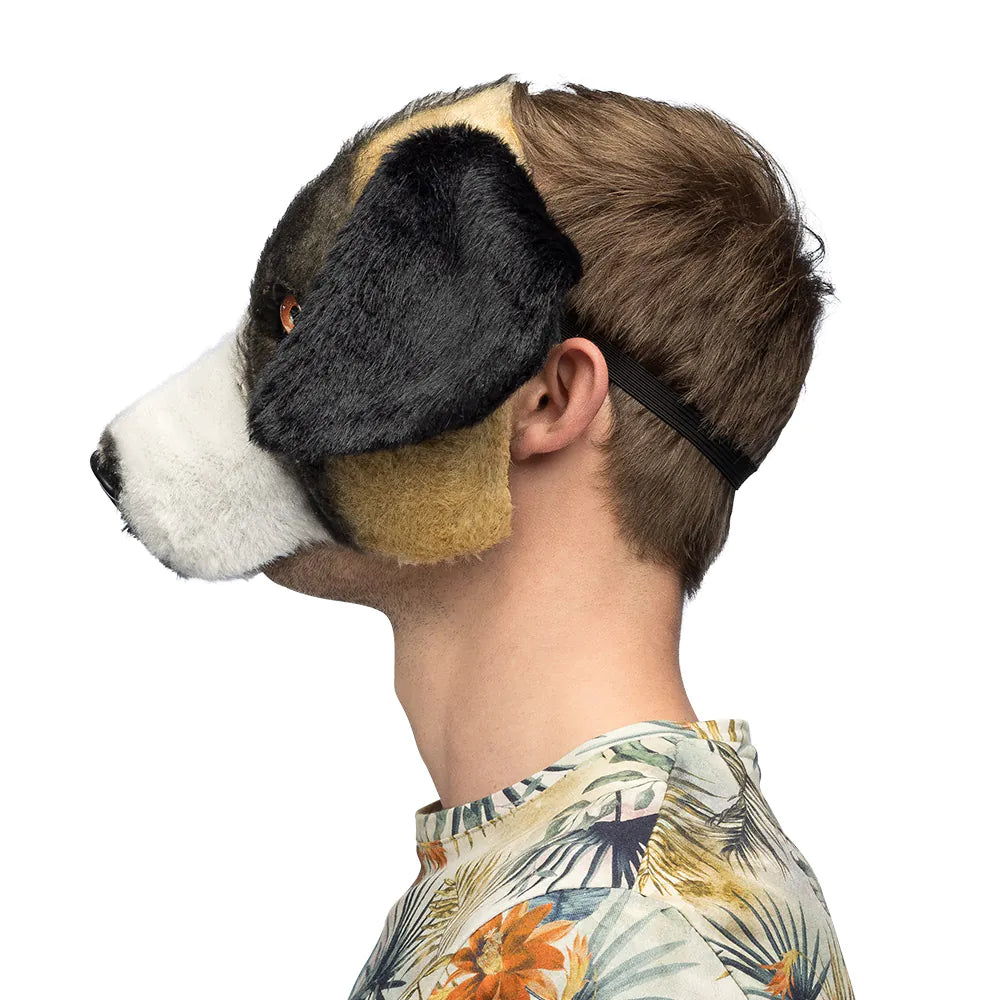 Plush Dog Half Mask