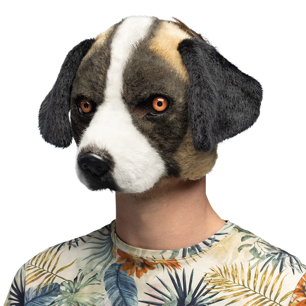 Plush Dog Half Mask