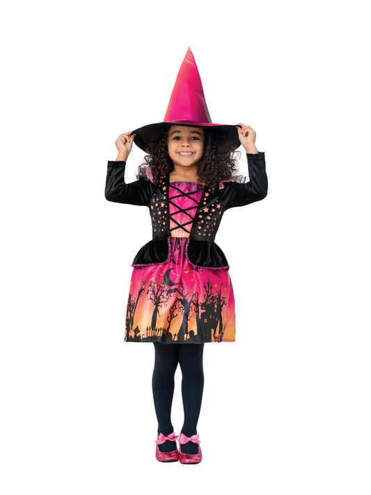 Kids Sunset Witch Costume