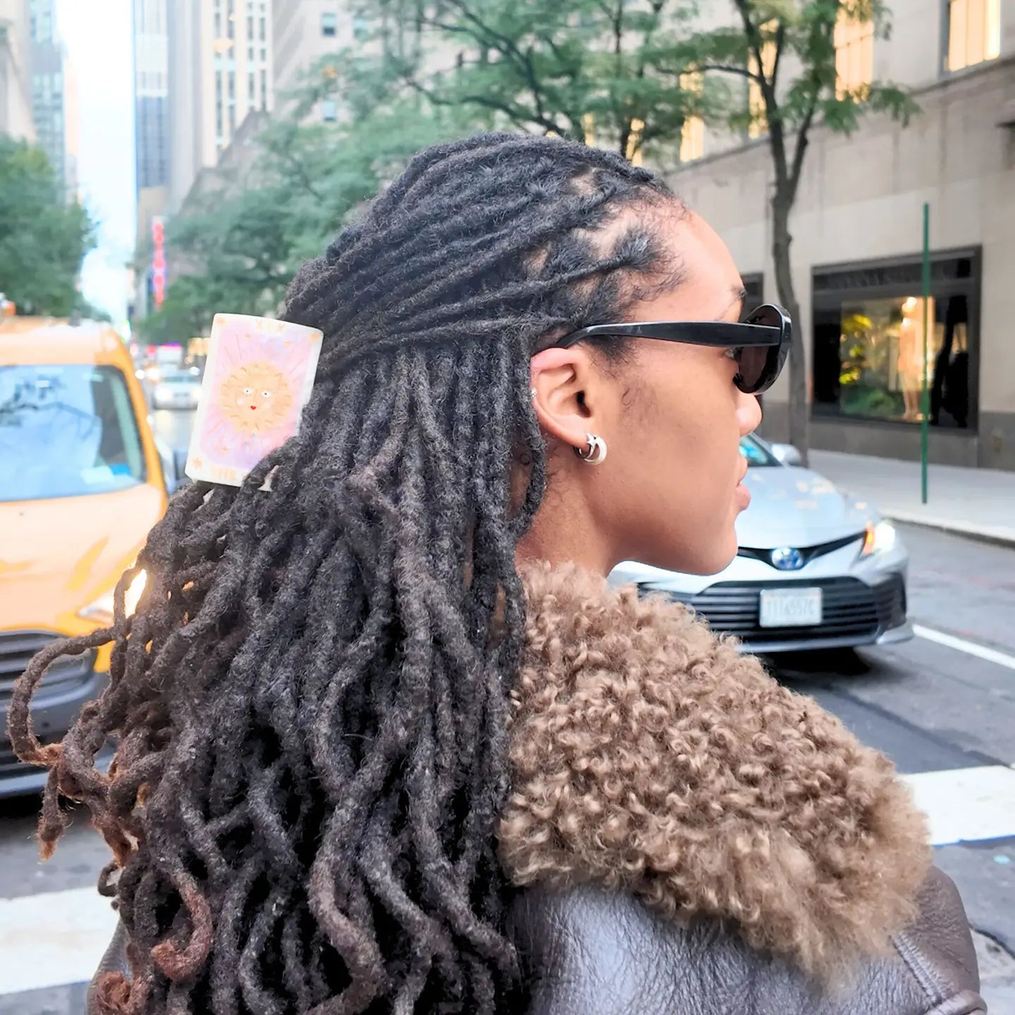 COMING SOON Solar Eclipse Sun Tarot Card Claw Clip