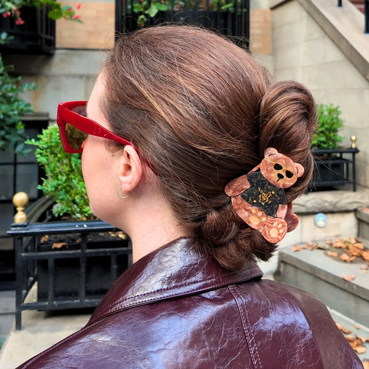 COMING SOON Solar Eclipse Superfan Teddy Claw Clip