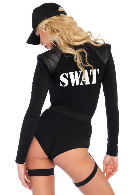 SWAT Team Babe Bodysuit Costume