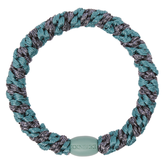 Kknekki A/W26 Teal Steel Grey Glitter Stripe COMING SOON