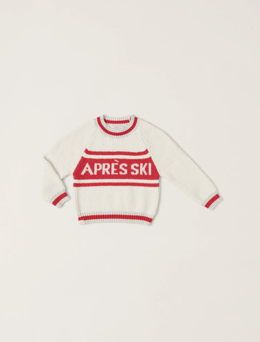 Apres Ski Toddler Pullover - Red