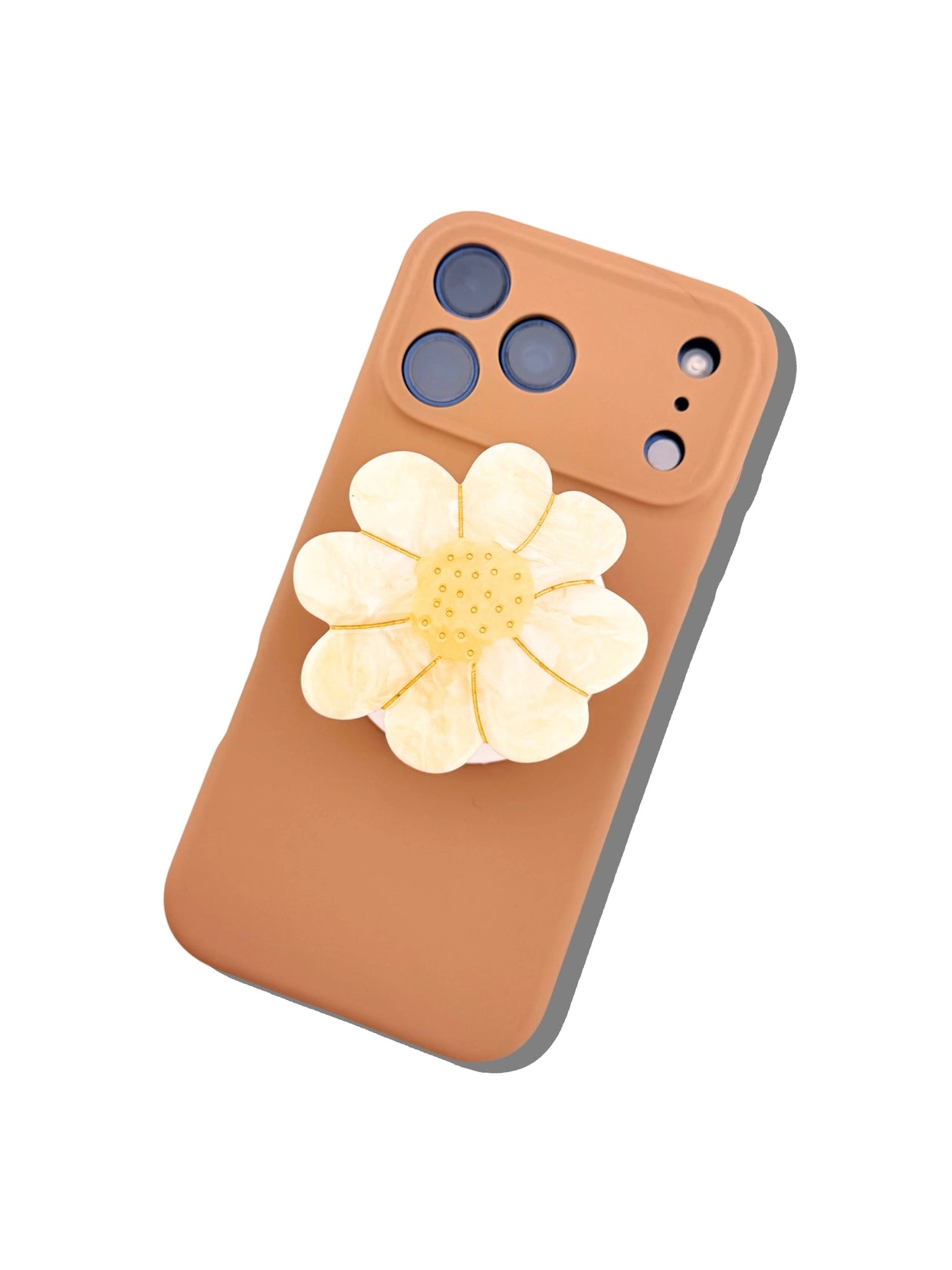 Solar Eclipse Hand-painted Vintage Daisy Grip Charm