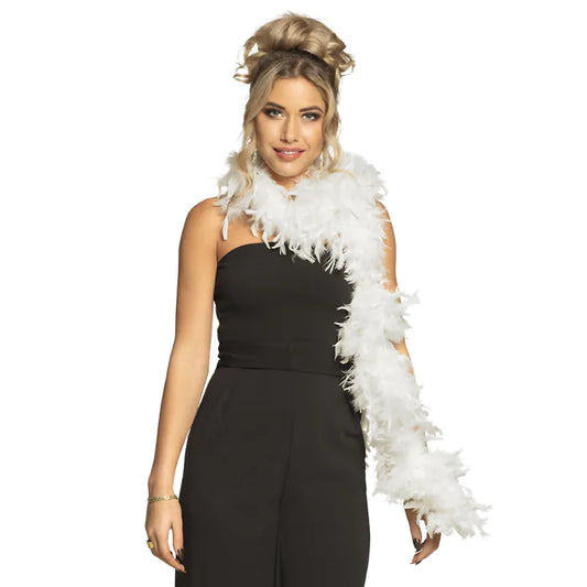 White Feather Boa