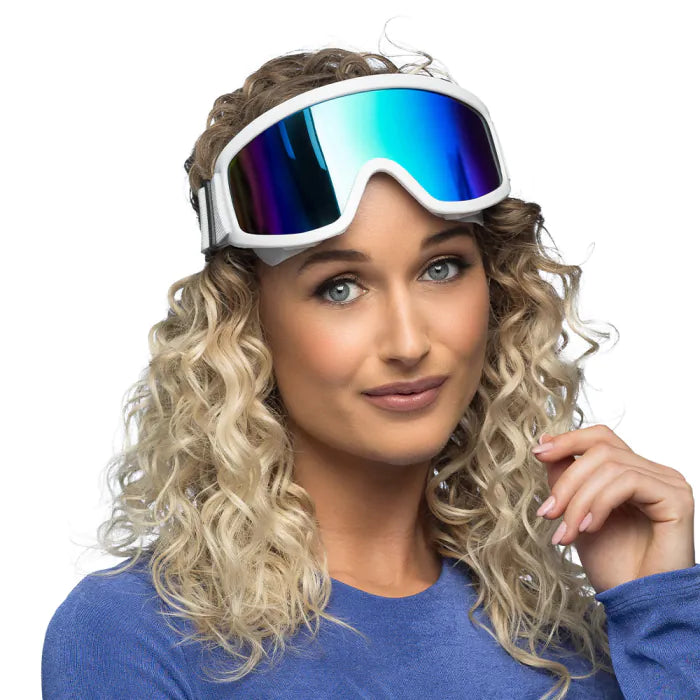 White Ski Goggles